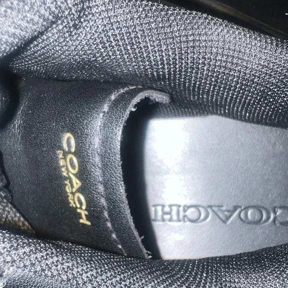 Coach High line signature low top charcoal/black sneaker - Picture 7 of 7